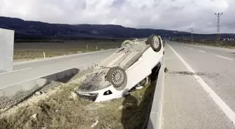 Eskişehir’de Otomobil Takla Attı: 5 Yaralı